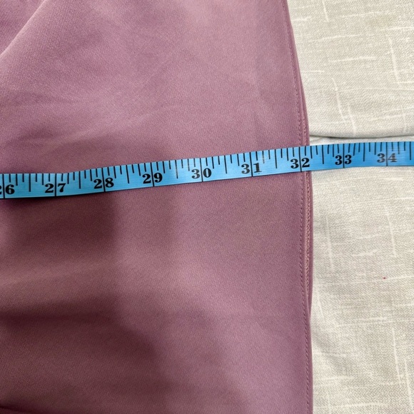 NWOT! ASOS Design Mauve Corset Mesh Sleeves Drape Mini Dress Size 4 - Picture 11 of 11